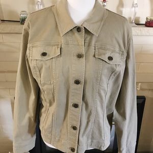 Style & Co. Lightweight Olive Jacket.